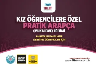 PRATİK ARAPÇA EĞİTİMİ (AİHL Kız Öğrencilerine Yönelik)